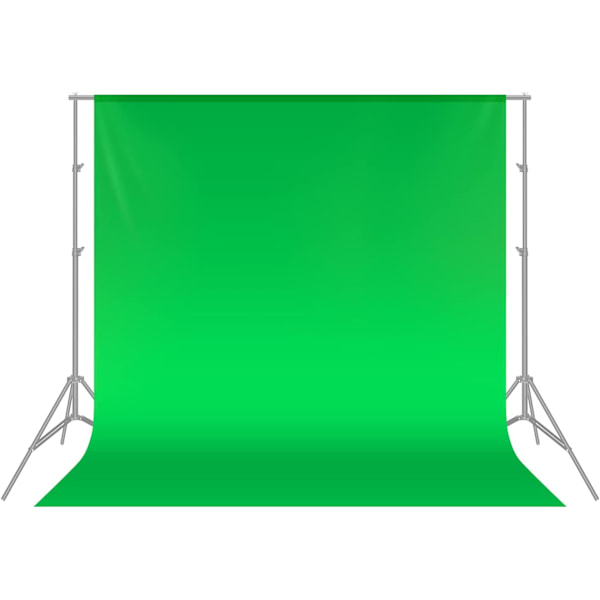 Bakgrunn (Grønn) 3*3m Fotostudio Foldbar Gjennomsiktig Musselin for Foto