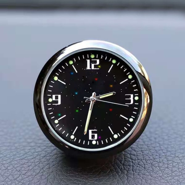 Luminous Auto Gauge Klocka Mini Bil Luftventil Vattentät Quart