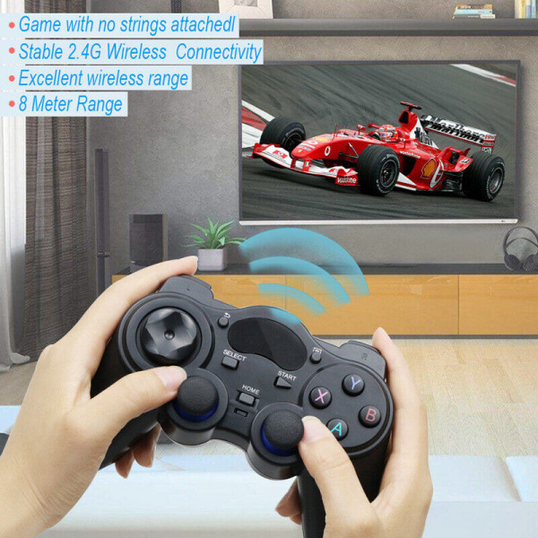 PS3 PC TV Box Android 2.4G langattomalle peliohjaimelle Joystick Gam