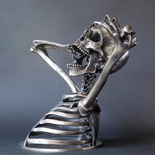 Bryd reglerne Madness Skelet Buste Skulptur, Breaking Al