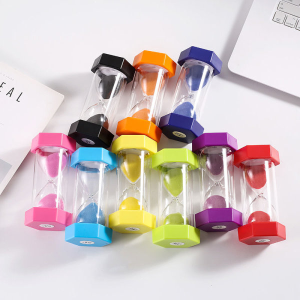 Sand Timer Set, Sand Timer Set för barn, Duschtimer, Timglas