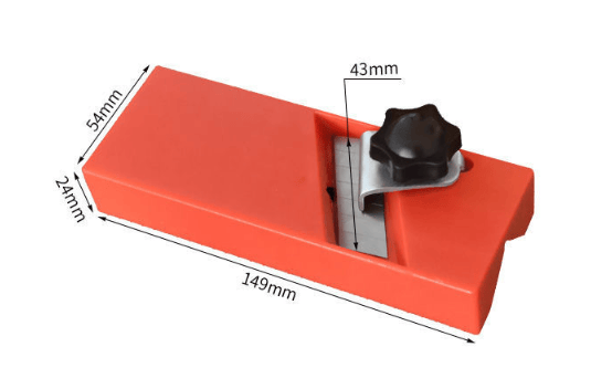 1 stk (oransje) benkeplate gips trimming planing enhet chamfer