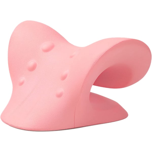 Nakke og skulder (rosa) Relaxer, Cervical Traction Device for T