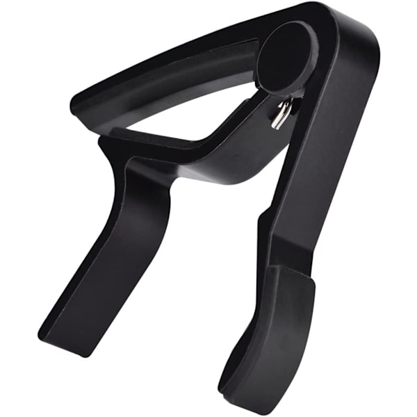 Akustisk guitar capo (sort), 8,3*8,8 cm bærbar hurtig udskiftning, ingen