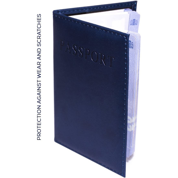 marineblå - Etui - Pass etui (1 stk)
