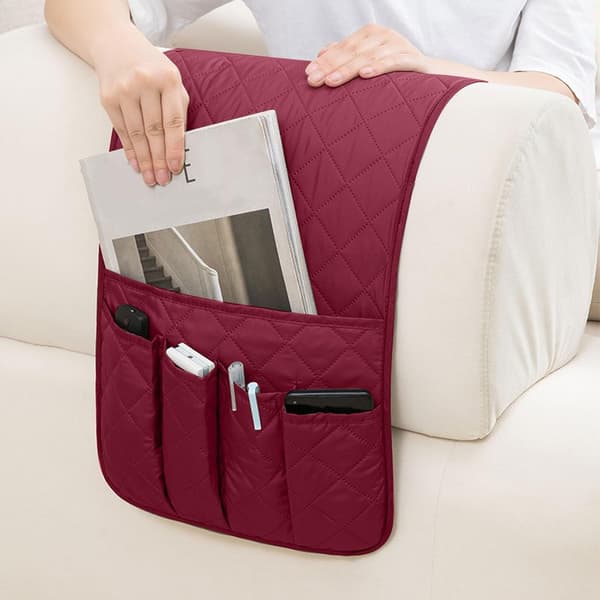 Rød, Senge- og Sofaorganisator, Oppbevaring, Oppbevaringspose, Sengeoppbevaring, Sofaoppbevaring, Sengeoppbevaringspose, Seng