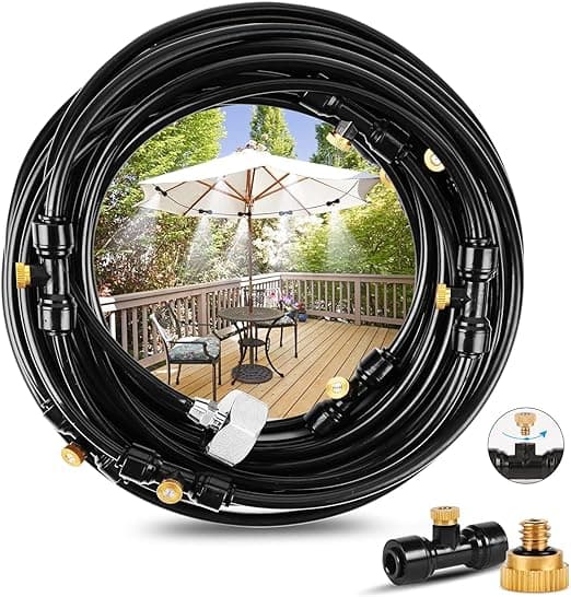 15M Misting System, Patio Misting Cooling System, Udendørs Misting