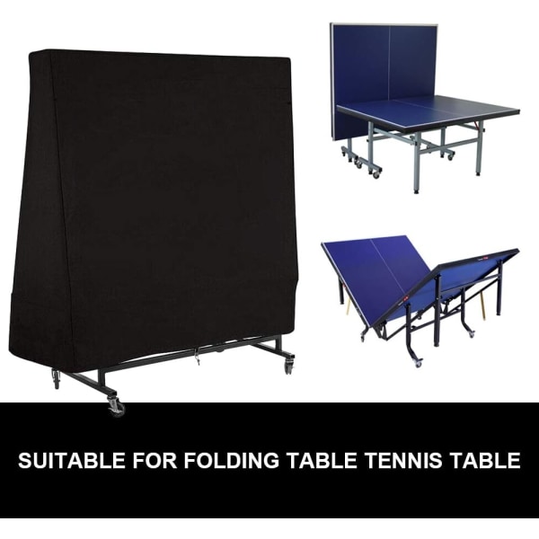 Udendørs bordtennisborddæksel, vandtæt bordtennispresenning, vind