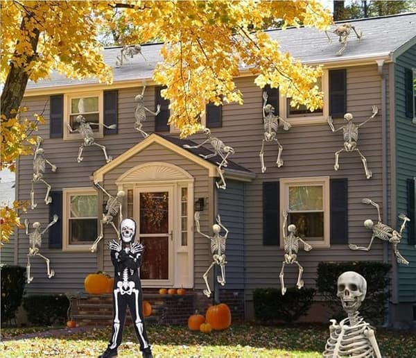 Halloween Skjelettkostymer for Gutter og Jenter （7-9years）