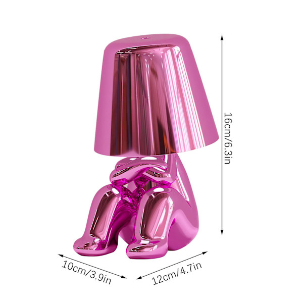 Thinker - Lampkollektion Kreativ Liten Gyllene Man Vardagsrum