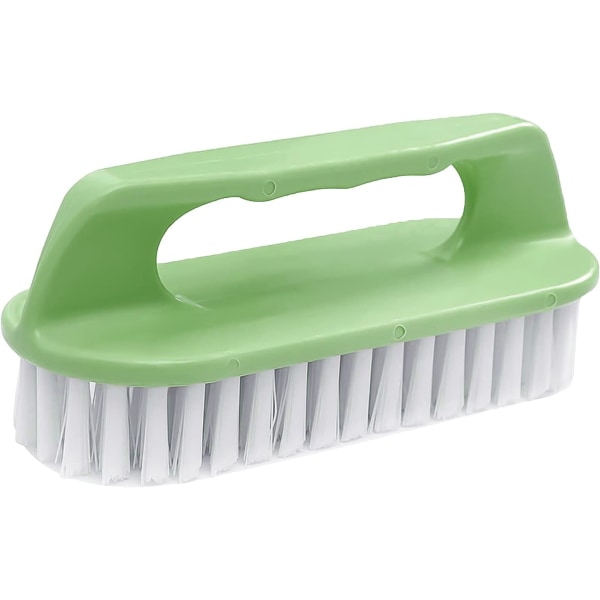 (Grön) Plast Scrubber Brush Bed Tvätttvätt Rengöring Brush Grip Vi