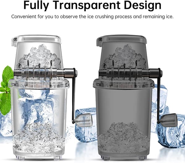 Manuell isknuser, transparent