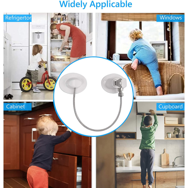 4 kpl minijääkaapin oven lukot lapsiturvallinen vahva liima lukko f A