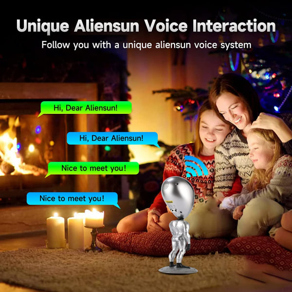 Aliensun Star Projector, Streamlet Galaxy Projector med Aliensu
