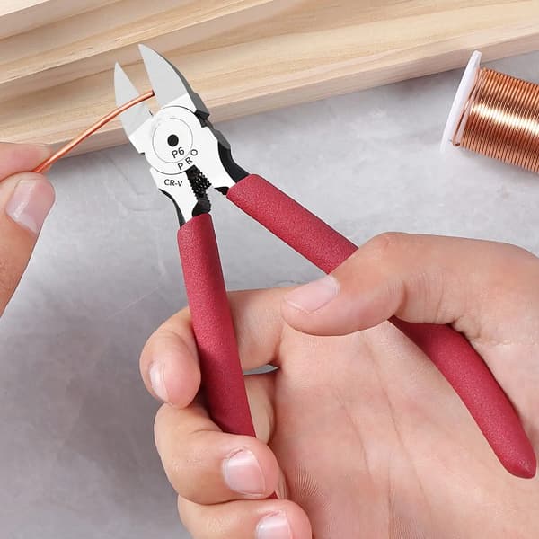 Tråd Flush Cutters, 6-tommers Ultra Sharp & Kraftig Side Cutter Cl