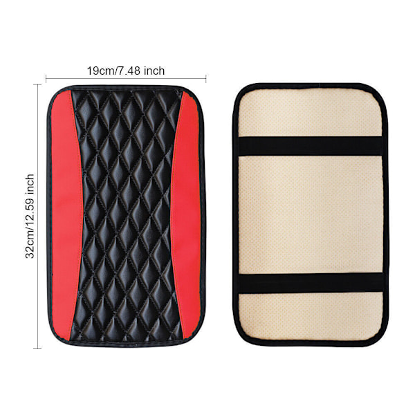 Bilarmrest Box Kuddfodral Center Console Pad