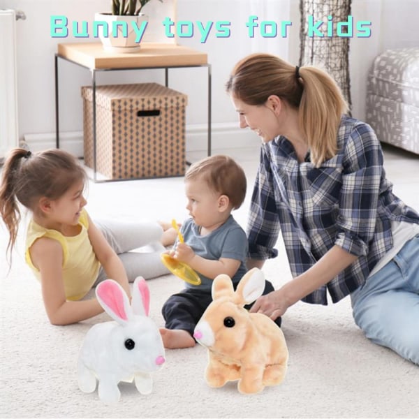 Kanin leker, pedagogiske interaktive leker, kaniner kan gå