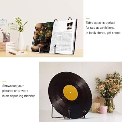 Displaystativer 4 tommer Bilde Rammestativ, Fotoholder Metall