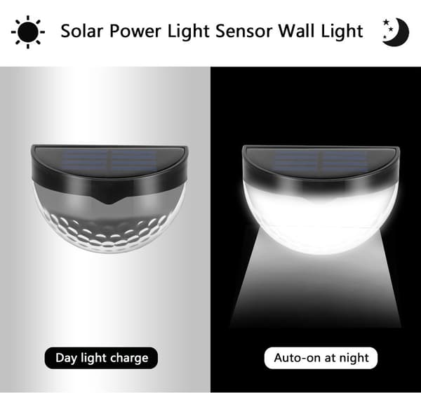 4 kpl LED-lämpölamppusarja ulkoseinävalaisin IP65 Wate