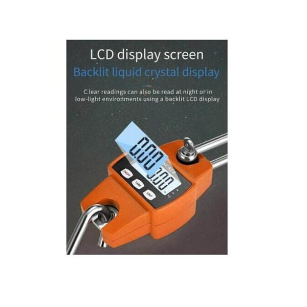 Crane Ladder - Mini Ladder Kannettavat digitaaliset LCD-riippuvat tikkaat P