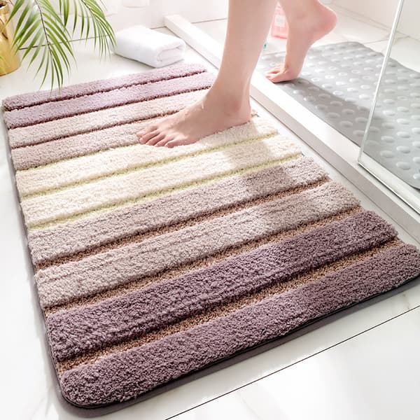 50 x 80 cm, Beige, Antiskli Badmatte, Ekstra Myk Badmatte
