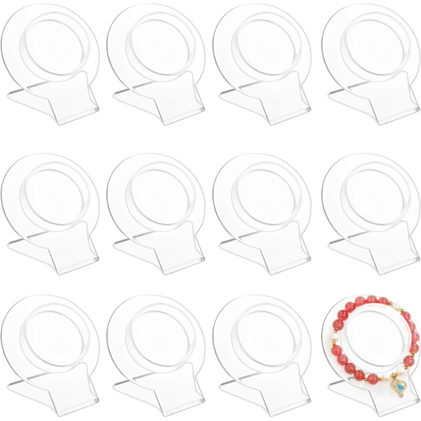 12 akryl armbåndsdisplaystandere