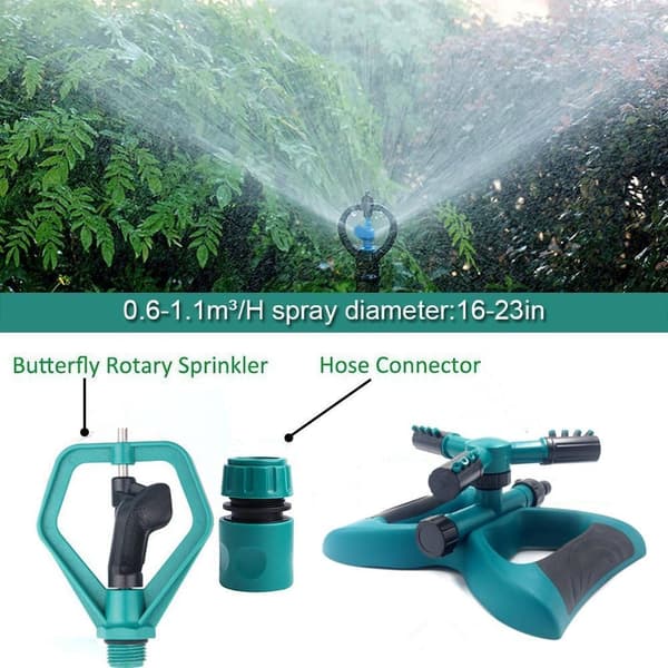 Havevandssprinkler, Grøn/Sort, Butterfly Tandem Sprinkler
