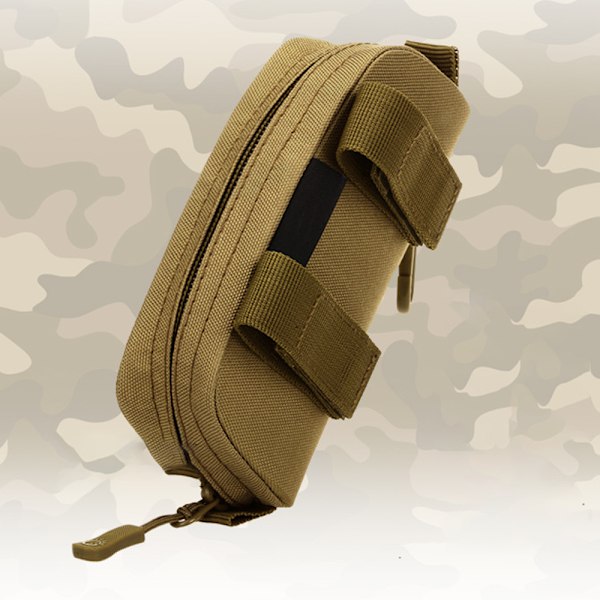 Briller Hard Case Taktisk Molle Glidelås Solbriller Bære C