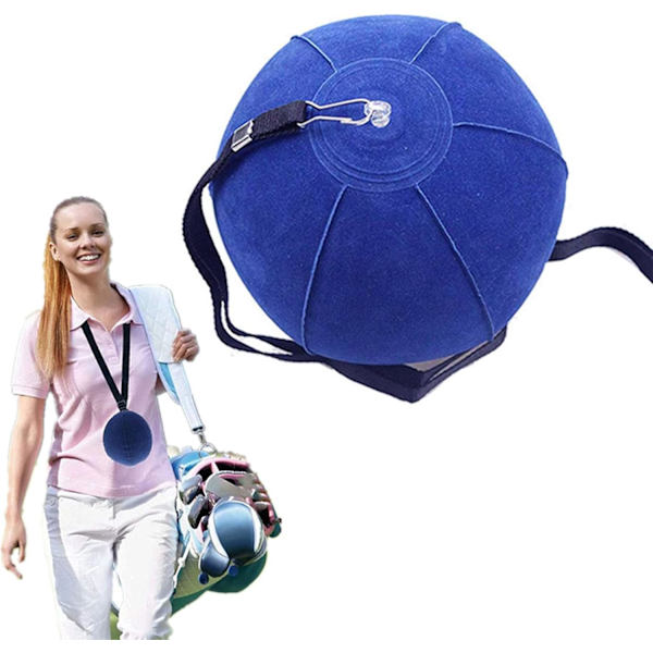 Golfboll, Golfsvingstränare Träningsboll, Hjälp Assist Boll Träning Undervisning, Justerbar Smart Arm Träning Hållning Till (Blue)