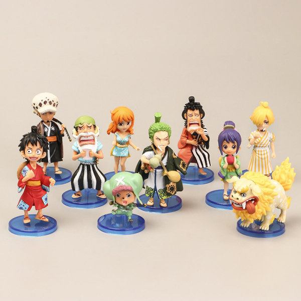 10 stk Kongen av tyvene og kongeriket til Luffy Solon Sanji N