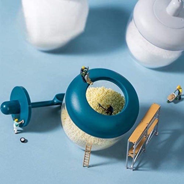 STRAW Kryddflaskor Plastbehållare Behållare Kryddor P
