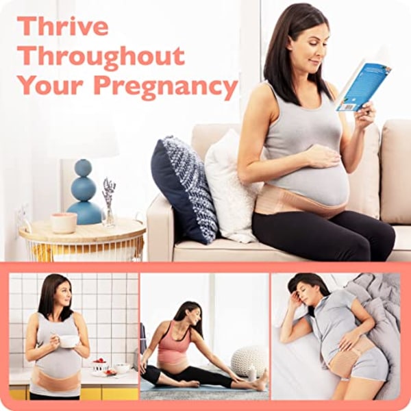 Äitiysvyö, raskauden selkätuki, Premium-vyö, Lightwei