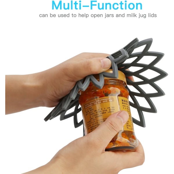 3 sæt silikoneunderlag Interessant udskåret multi-use -