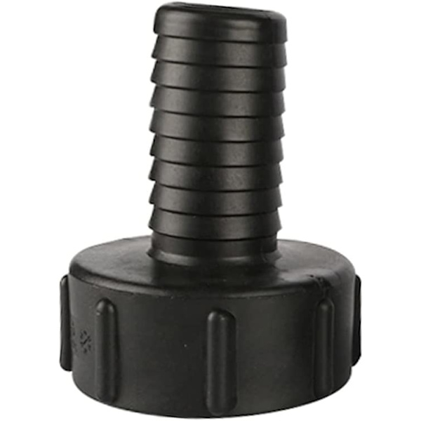 Säiliöletkun sovitin 60mm tuonti karkea kierre 32mm puutarhaletkuun