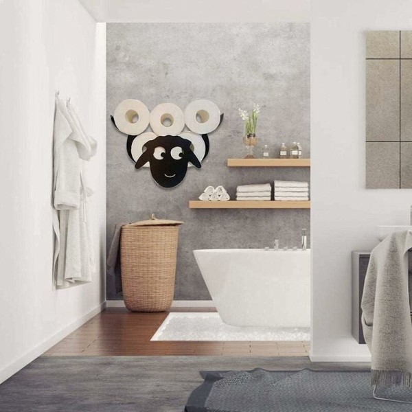 Eläinten wc-rullapidike WC-paperiteline Lovely Animal Wall 8286 | Fyndiq