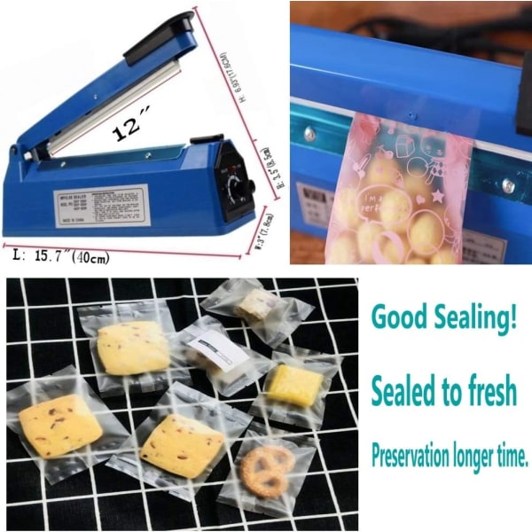 Pulse Heat Sealer Manual Bag Sealer Heat Sealer 12 Inch Pulse Se