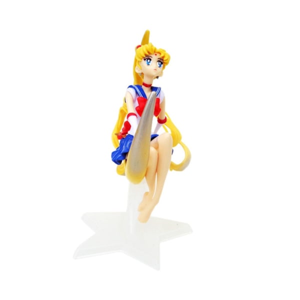 Anime Sailor Moon PVC-nukketyttö lelukakku koristelu Action M