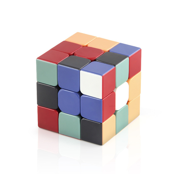 Klassisk Rubiks terning 3x3x3, den originale 3x3-puslespil uden stic