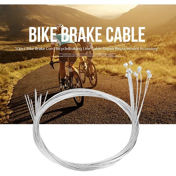10 st Cykelbromsvajer Växelvajer Cykelbromsvajer Reparation Sp