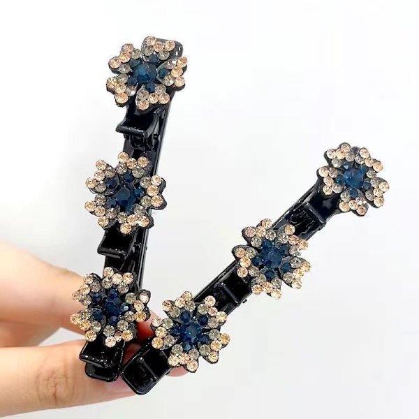 Kvinners hårklips, 8 stykker hårtilbehør, Rhinestone hårklips