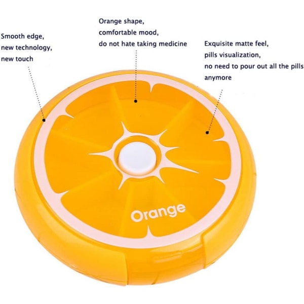 Veckovis pillerorganisatör 7 dagar 3 gånger om dagen Stor daglig pillerask