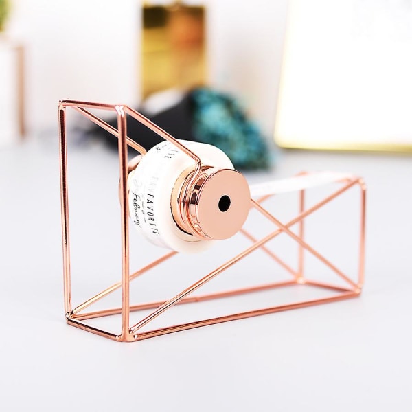 Rose Gold Tejpklippare Washi Tejp Förvaringsorganisatör Klippare St