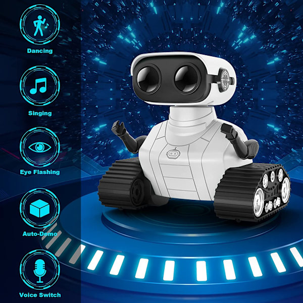 Robotlegetøj, genopladelig fjernbetjening robot børnelegetøj