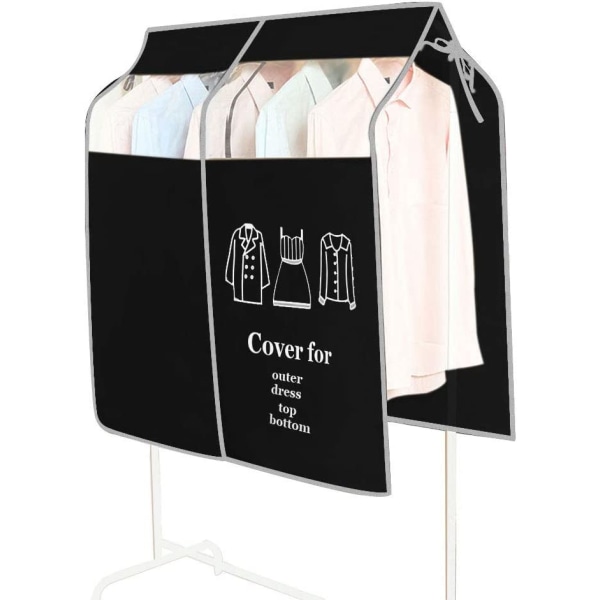 Klesbeskyttelse 91cm*111cm Transparent Vindu Støvtett Klær C