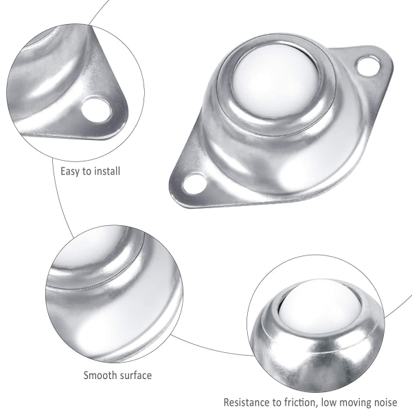 4 stk. Ball Caster Overføringslager Transportlager Møbler Cas