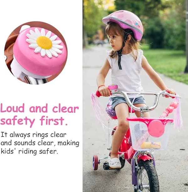 1 Pack Barncykelklockor (Rosa), Krysantemum Cykelklockor, Present Små