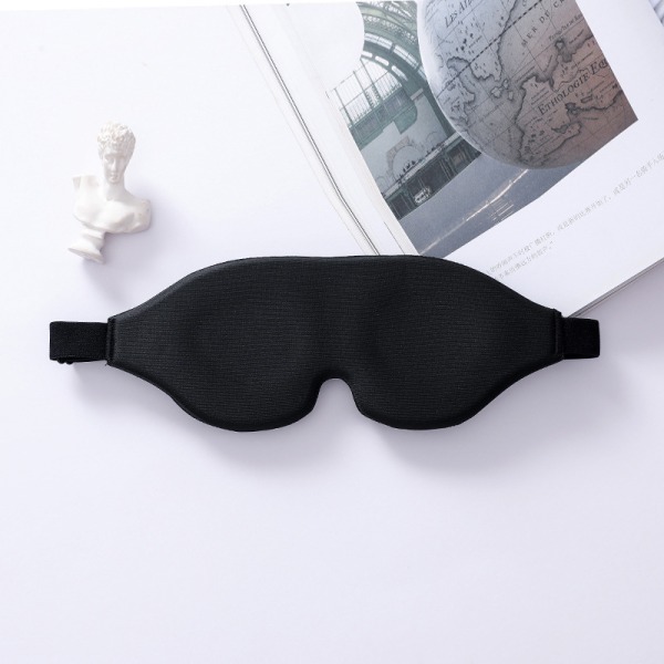 Blå 3D søvn øyemaske Memory Cotton øyemaske for menn og kvinner