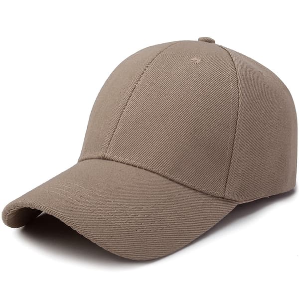 Basebollkeps - Justerbar storlek Mörkbeige