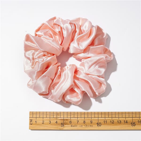 Stor Satin Scrunchie 9,9 cm (8 stk.)