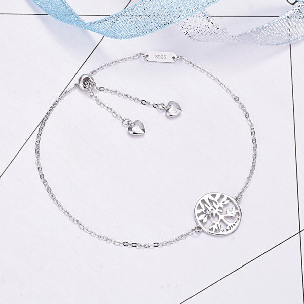 1 stk (sølv) armbåndsmykker for kvinner, uendelig symbol kjærlighet G